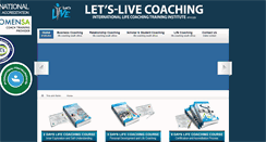 Desktop Screenshot of letslivecoaching.co.za